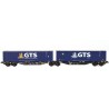 B-models 59.401 Container car Typ Sggmrss '90 AAE Cargo  'GTS' new logo