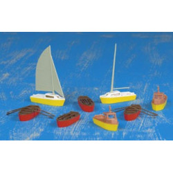 Kibri 9159 :  Boat set